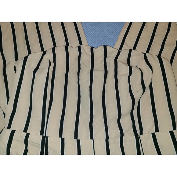 Khloe California Wide-Leg 1 pc outfit Women's 3XL Striped Ruched Waist (R) - Picture 5 of 9